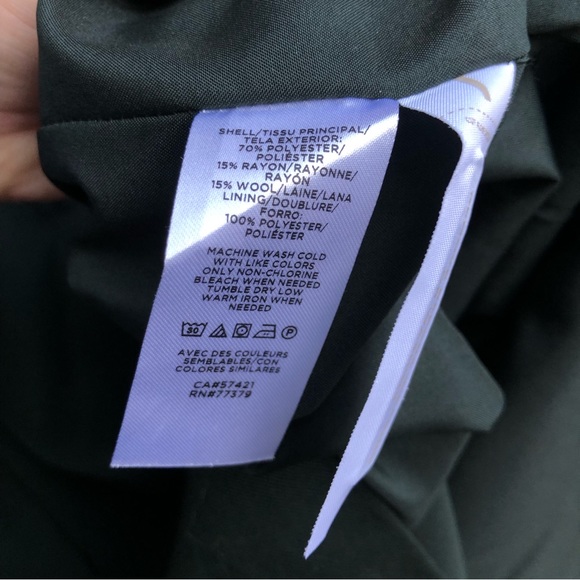 NWT LOFT lined workwear dress (green) (size 4) - Picture 8 of 9